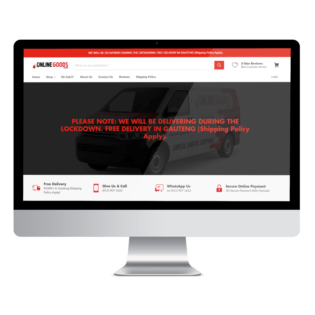 Onlinegoods website