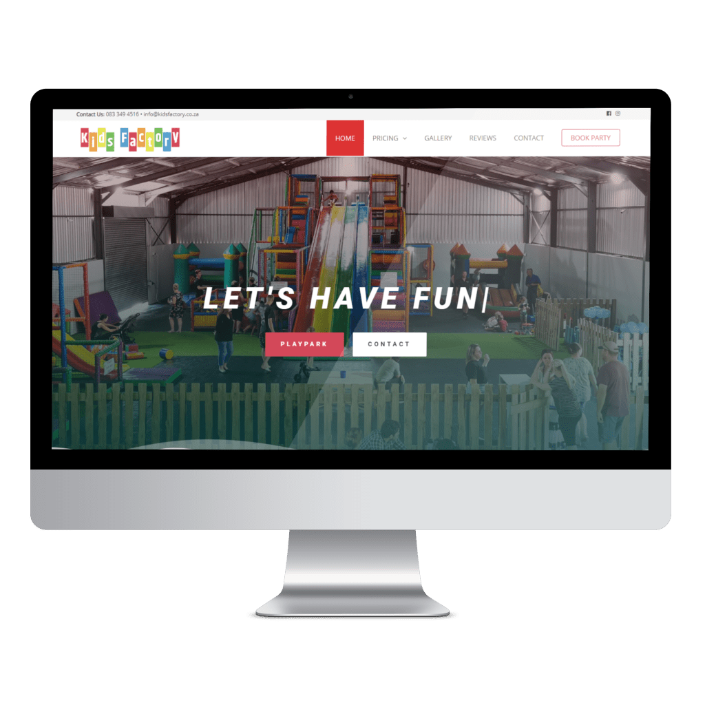 Kids Factory Website